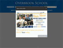 Tablet Screenshot of overbrook.edu